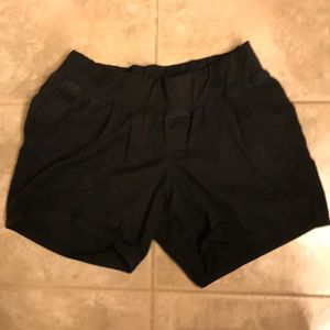 Black Maternity Shorts Medium